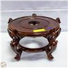 Image 1 : VINTAGE ORIENTAL ROUND WOOD STAND