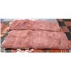 Image 1 : LOT OF 2 DARK RED SHERPA STYLE SEAT COVERS