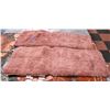 Image 1 : LOT OF 2 DARK RED SHERPA STYLE SEAT COVERS