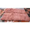 Image 1 : LOT OF 2 DARK RED SHERPA STYLE SEAT COVERS