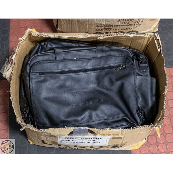 BOX OF LAPTOP BAGS