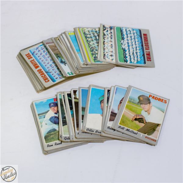 BAG OF 1970 TOPPS BASEBALL CARDS