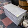 Image 1 : PLASTIC PATIO STORAGE BOX (SUN FADED/NEEDS CLEAN)