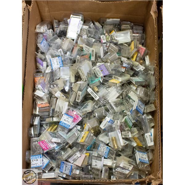 BOX OF SMALL AUTOPARTS / HARDWARE AND MORE