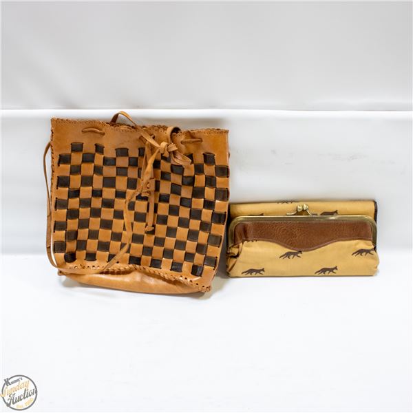 ESTATE VINTAGE LEATHER CROSSBODY BAG
