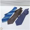 Image 1 : 3 ESTATE MENS DESIGNER NECK TIES