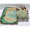 Image 1 : ESTATE HAND MADE BRAIDED RUG + 2 HANDMADE