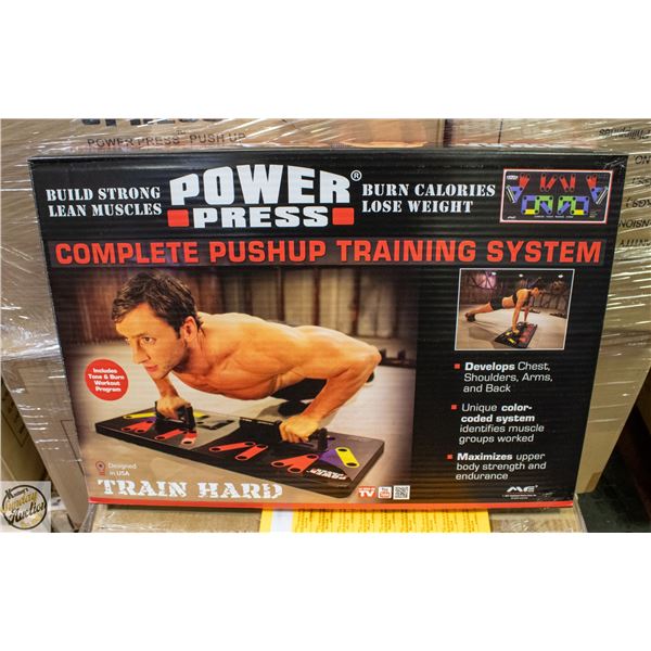 BRAND NEW POWER PRESS COMPLETE WORK-OUT