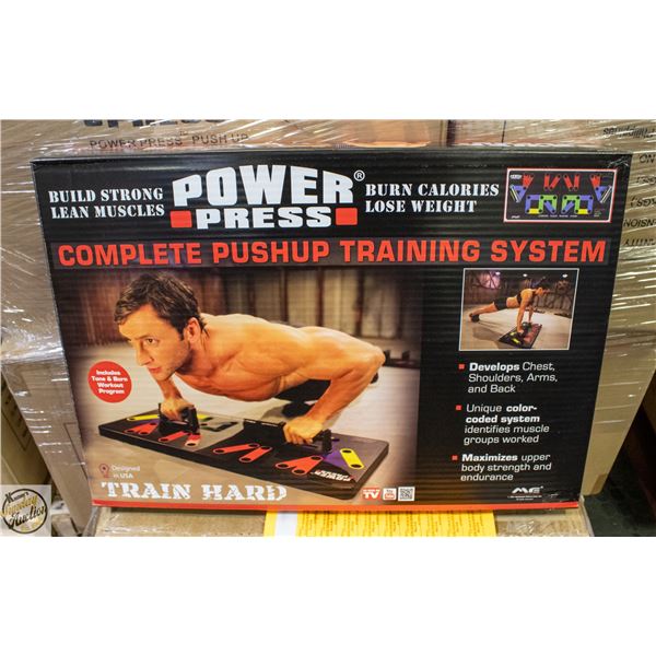 BRAND NEW POWER PRESS COMPLETE WORK-OUT