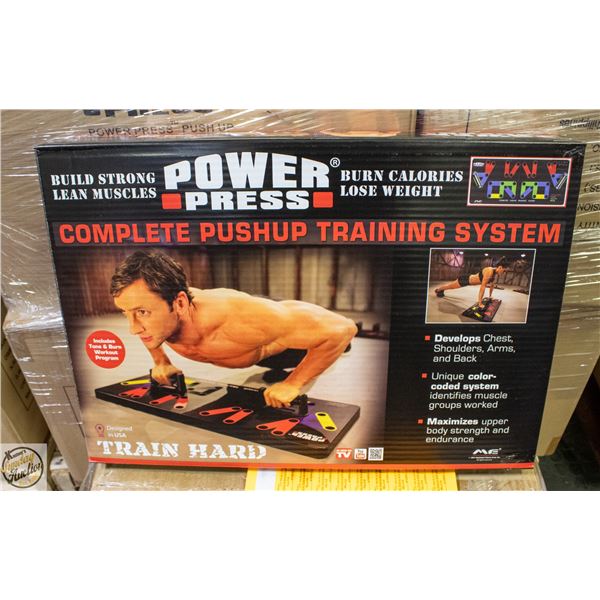 BRAND NEW POWER PRESS COMPLETE WORK-OUT