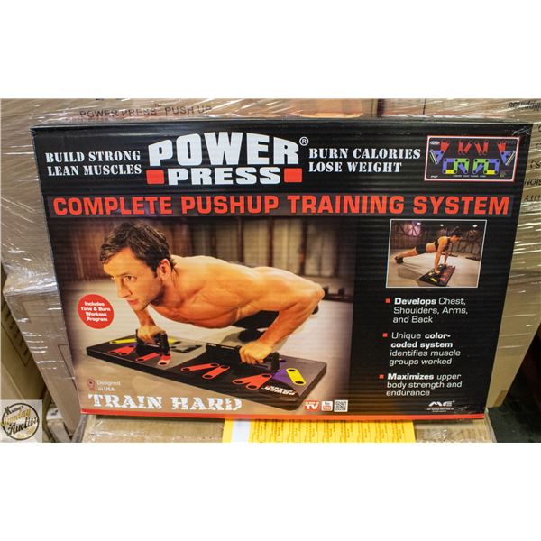 BRAND NEW POWER PRESS COMPLETE WORK-OUT