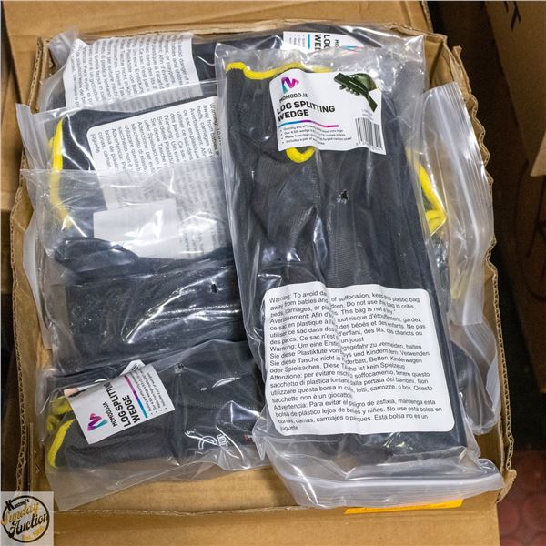 CASE OF 5 BRAND NEW LOG SPLITTING WEDGES