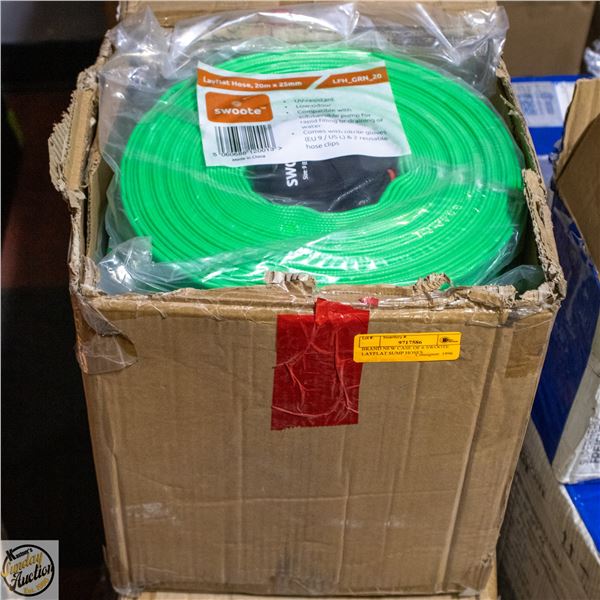 BRAND NEW CASE OF 6 SWOOTE LAYFLAT SUMP HOSES