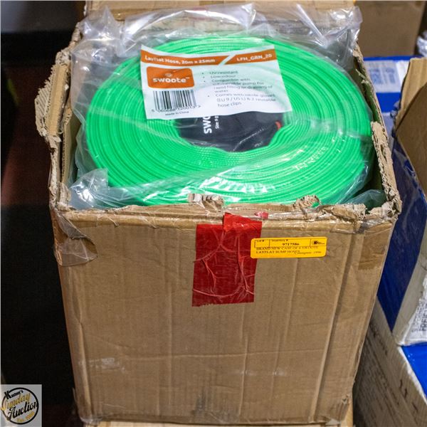 BRAND NEW CASE OF 6 SWOOTE LAYFLAT SUMP HOSES