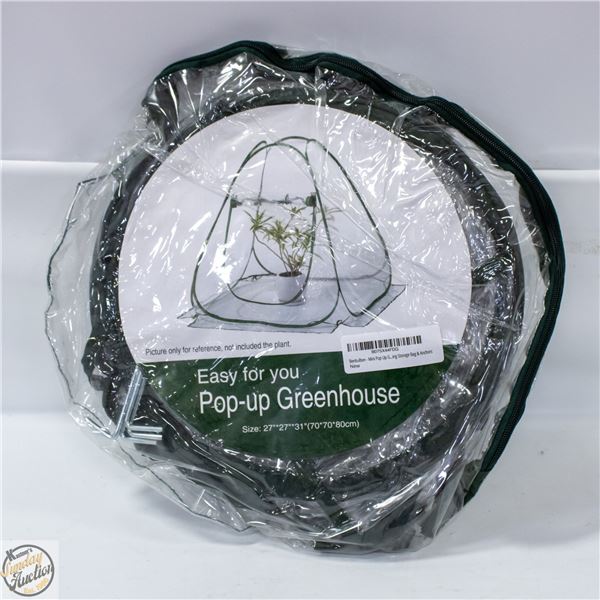 BRAND NEW EASY POP-UP GREENHOUSE 27" X 27"