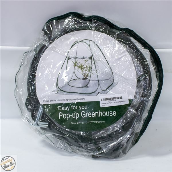 BRAND NEW EASY POP-UP GREENHOUSE 27" X 27"