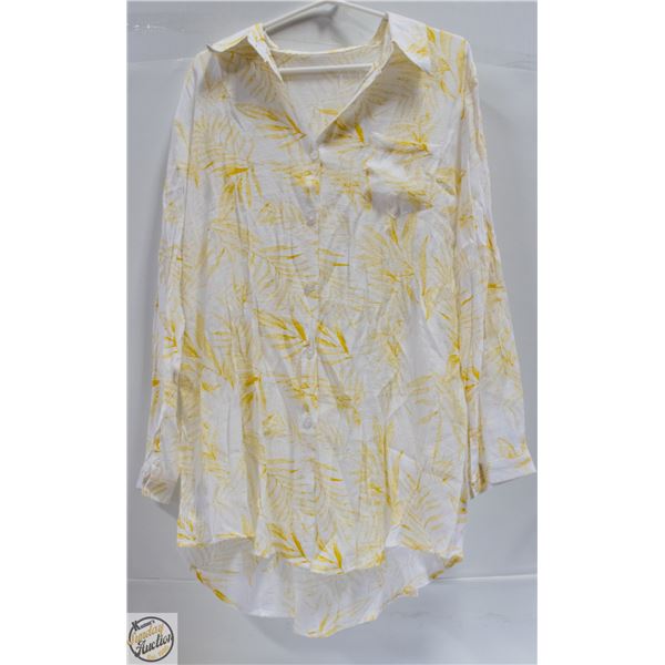 NEW L LONGLINE BUTTONDOWN SHIRT DRESS
