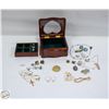 Image 1 : VTG. ESTATE JEWELERY BOX+ESTATE JEWELERY