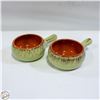 Image 1 : 2 VTG. DE SILVA TERRACOTTA SOUP BOWLS ITALY