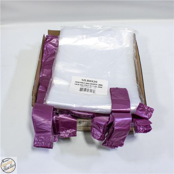 100 12LB POLY BAGS & 100’S MAGNETA