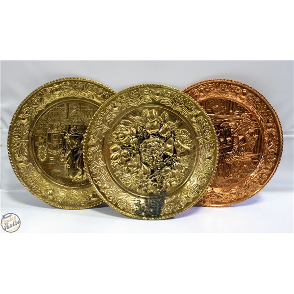 3 1950’S 16.5 INCH ENGLAND HAMM. COPPER &