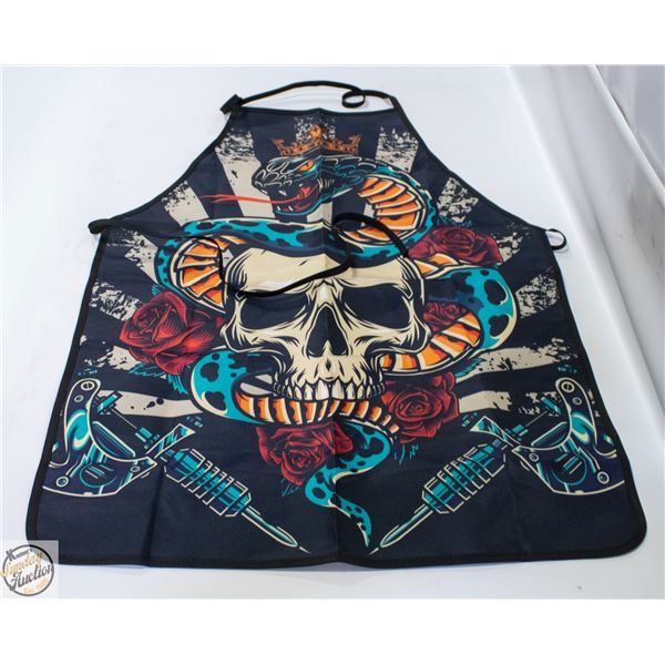 GOTHIC SNAKE SKULL APRON