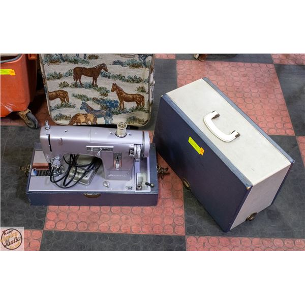 VINTAGE ELECTRIC SEWING MACHINE