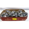 Image 1 : 7 CHROME CRANK & WATER PUMP PULLEYS
