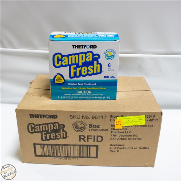 THETFORD CAMPA FRESH RV HOLDING TANK TREATMENT.