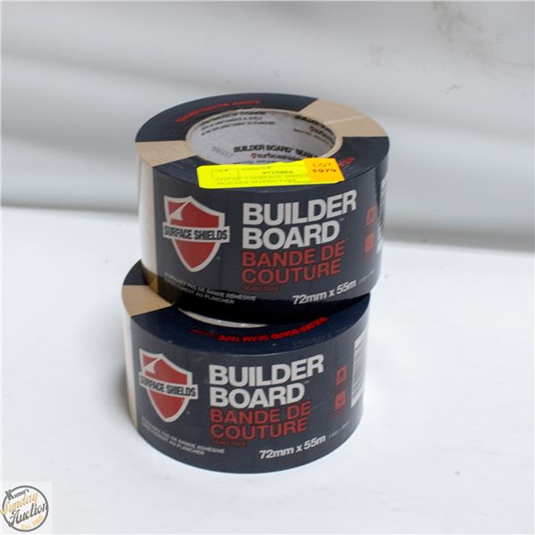 LOT OF 2 SURFACE SHIELDS BUILDER BOARD TAPE