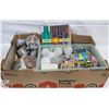 Image 1 : LOT OF MISCELLANEOUS ELECTRICAL ITEMS+LIGHT BULBS