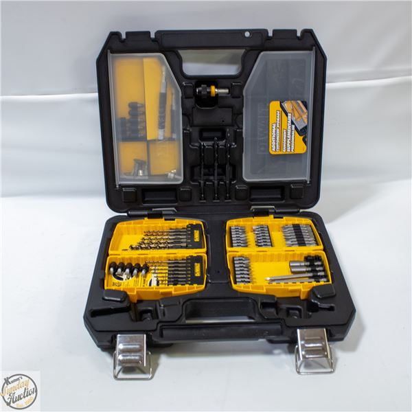 DEWALT 90 PIECE WORK SITE BIT AND ACCESSORY KIT