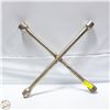 Image 1 : HEAVY DUTY 4 WAY LUG WRENCH