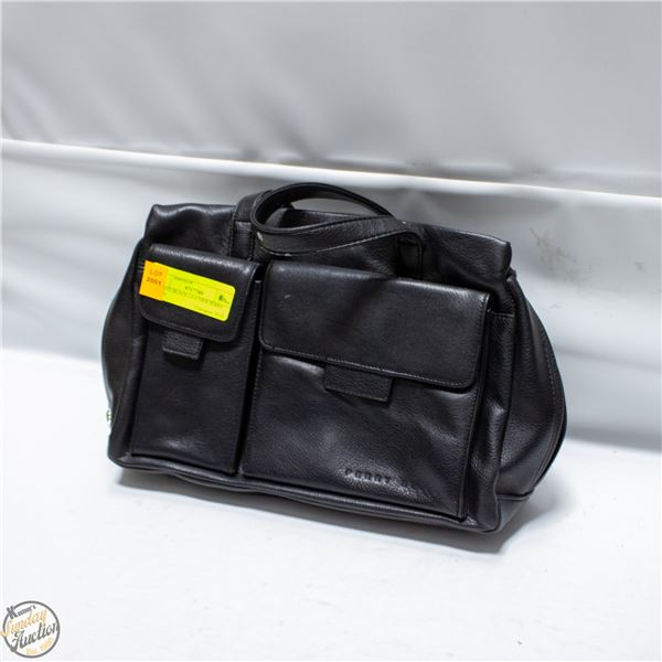 ESTATE BLACK LEATHER PERRY ELLIS
