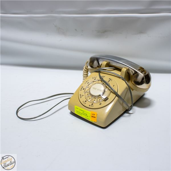 VINTAGE ROTARY DESK TELEPHONE