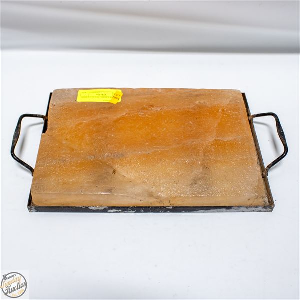 HIMILAYAN SALT BLOCK W/TRAY