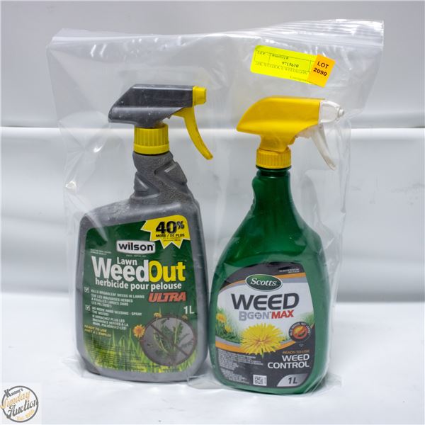 2PK WEEDOUT/WEEDBGON 1L EA