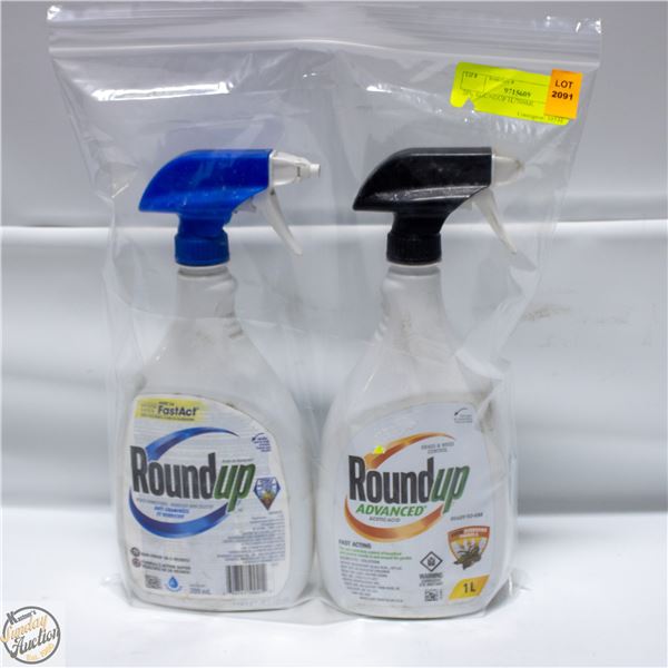 2PK ROUNDUP 1L/709ML