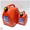 Image 1 : 2 GAS JERRY CANS 20 & 5 LITER