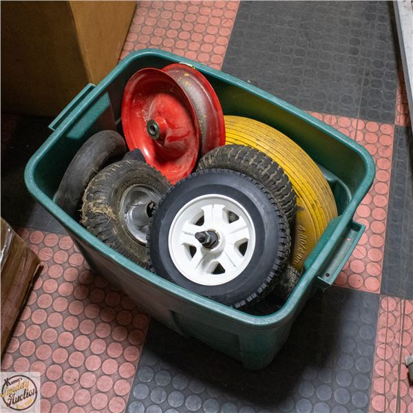 BOX OF WHEELS