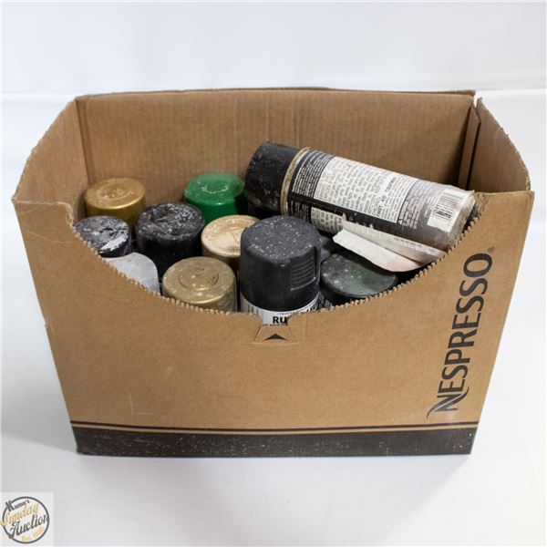 LOT OF SPRAY PAINT