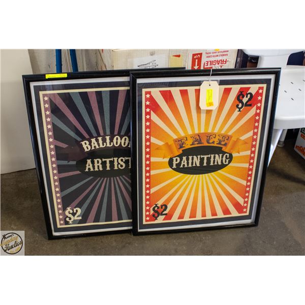 FRAMED FESTIVAL DISPLAY SIGNS - FACE