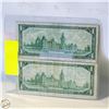 Image 2 : 2 CANADIAN 1967 REPLACEMENT $1 BILLS