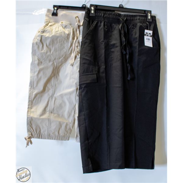 2 SZ. SMALL DRAWSTRING CARGO PANTS