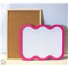 Image 1 : 16” X 20” DRY ERASE BOARD & 23” X 15”