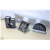 Image 1 : BLACK SPARKLE NAPKIN HOLDER, COASTERS,