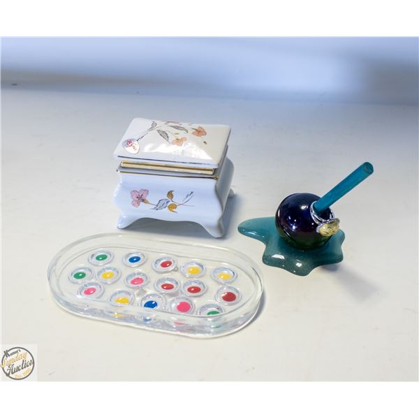 WIGGLY EYES TRINK. DISH, LOLLIPOP RING