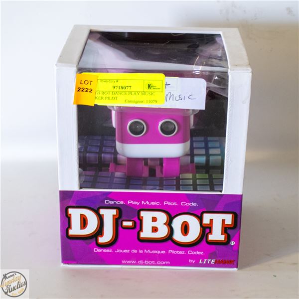 NEW DJ BOT DANCE PLAY MUSIC SPEAKER PILOT