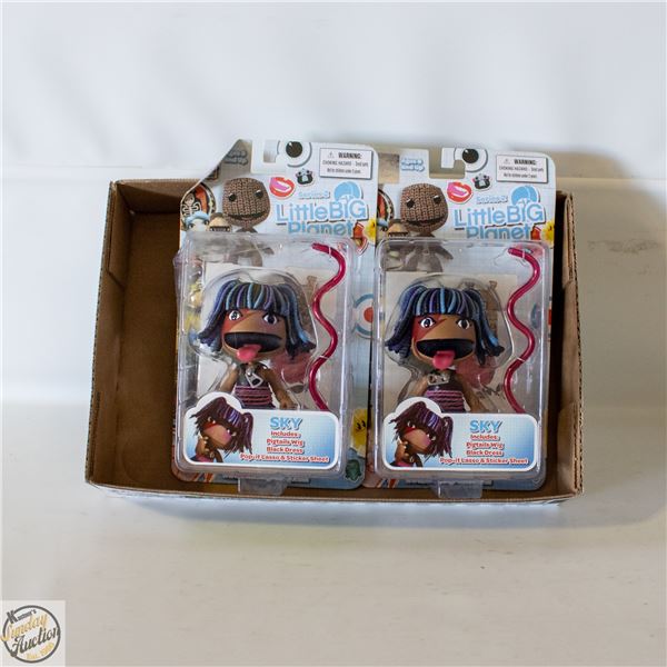 LOT OF 2 LITTLE BIG PLANET FIGURES NEW