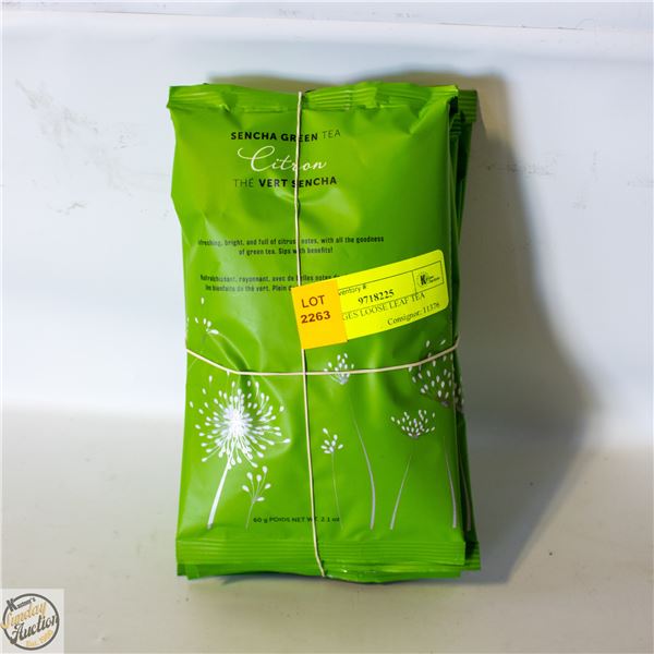 5 PACKAGES LOOSE LEAF TEA